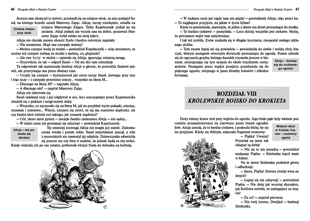 Przygody Alicji w Krainie Czarów. Alicja po drugiej stronie lustra